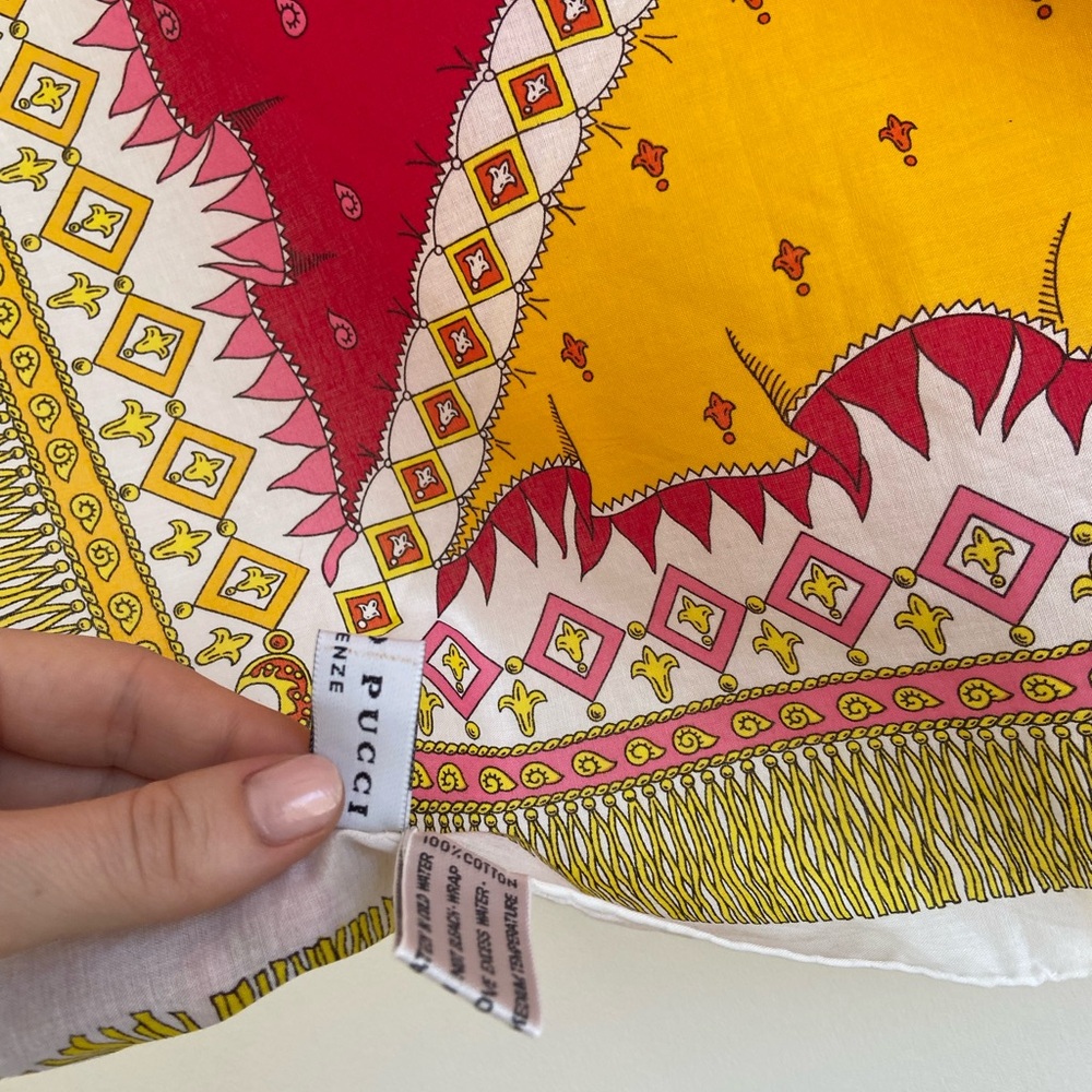 Emilio Pucci Vintage Scarf - Picture 7 of 12